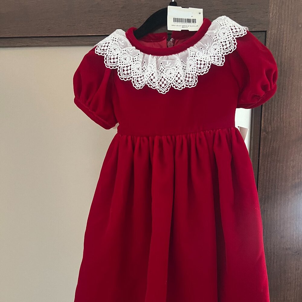 Designer Baby Girl Velvet Holiday Dress
